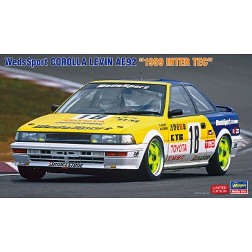 1/24 WEDSSPORT COROLLA LEVIN AE92 1989 INTER TEC