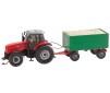 1/87 MF TRACTOR MET HAKSEL-AANHANGER (WIKING)