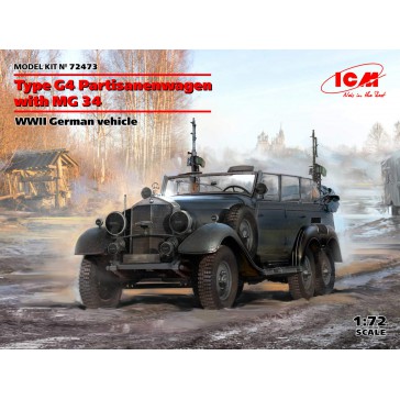 Type G4 Partisanenwagen w/MG34 1/72