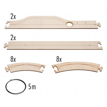 1/87 LASER-STREET BASIS SET STRATENELEMENTEN