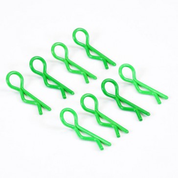 FLUORESCENT GREEN SM CLIPS