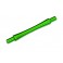 Axle, wheelie bar, 6061-T6 aluminum (green-anodized) (1)/ 3x12 BCS (w