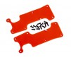 Suspension arm covers, red, rear (left and right)/ 2.5x8 CCS (12)