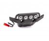 Bumper, front (assembled, LED lights installed) (fits 4WD Rustler)