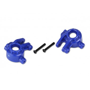 Steering blocks, extreme heavy duty, blue (left & right)/ 3x20mm BCS