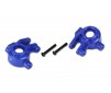 Steering blocks, extreme heavy duty, blue (left & right)/ 3x20mm BCS