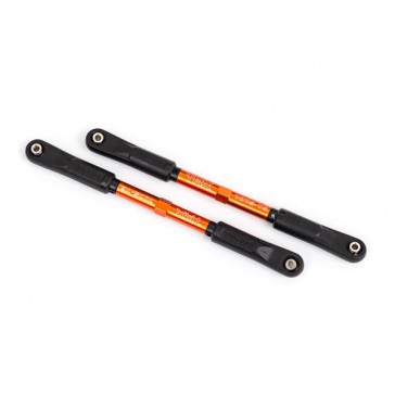 Camber links, rear, Sledge (TUBES orange-anodized, 7075-T6 aluminum,