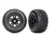 Tires and wheels, assembled, glued (3.8' black wheels, Sledgehammer t