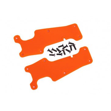 Suspension arm covers, orange, front (left and right)/ 2.5x8 CCS (12)