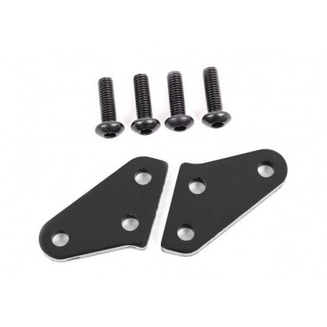 Steering block arms (aluminum, dark titanium-anodized) (2)