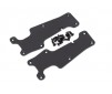 Suspension arm covers, black, front (left and right)/ 2.5x8 CCS (12)