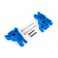 Carriers, stub axle, rear, extreme heavy duty, blue (left & right)/ 3