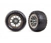 Tires & wheels, assembled (2.2' black chrome wheels, Alias 2.2' tires