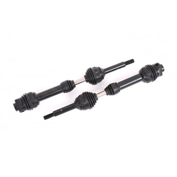 Driveshafts, rear, steel-spline constant-velocity (complete assembly)