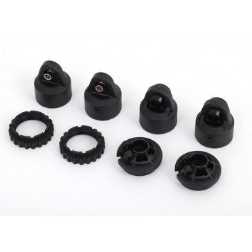 Shock caps, GT-Maxx shocks (2)/ spring perch/ adjusters (2) (for 2 sh