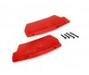 Mud guards, rear, red (left and right)/ 3x15 CCS (2)/ 3x25 CCS (2)