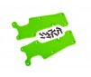 Suspension arm covers, green, front (left and right)/ 2.5x8 CCS (12)