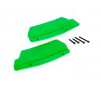 Mud guards, rear, green (left and right)/ 3x15 CCS (2)/ 3x25 CCS (2)