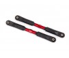 Toe links, Sledge (TUBES red-anodized, 7075-T6 aluminum, stronger tha