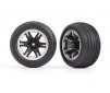 Tires & wheels, assembled, glued (2.8') (RXT black & satin wheels, ri