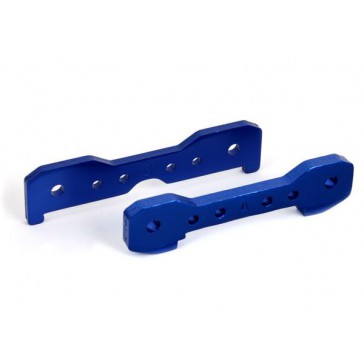 Tie bars, front, 6061-T6 aluminum (blue-anodized)