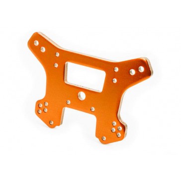 Shock tower, front, 6061-T6 aluminum (orange-anodized)