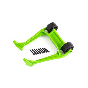 Wheelie bar, green (assembled)