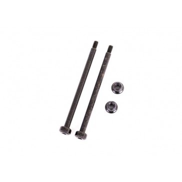 Suspension pins, outer, rear, 3.5x56.7mm (hardened steel) (2)/ M3x0.5