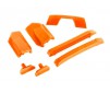 Body reinforcement set, orange/ skid pads (roof) (fits 9511 body)