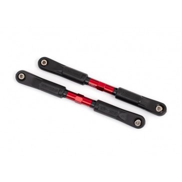 Camber links, front, Sledge (TUBES red-anodized, 7075-T6 aluminum, st