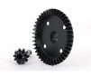 Ring gear, differential/ pinion gear, differential (machined) (front