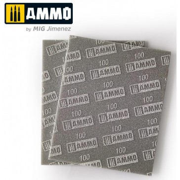 SANDING SPONGE SHEET 100 GRIT 2 PCS.