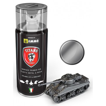 TITANS HOBBY GUN METAL PRIMER 400 ML SPRAY