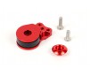 Sauve servo alu 25T rouge (1p)