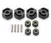 Wheel Adapter (4Pcs Hex/Pin & Nut/Sprint)