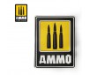 AMMO TACTICAL BADGE 58X75 MM OFFICIAL LOGO PATCH