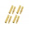 Connector 4.0mm Gold Plated - Long (M+F) - 4 pairs