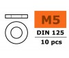 Washer M5 - Galvanized Steel (10pcs)