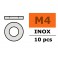 Washer - M4 Inox (10pcs)