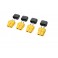 Connector XT-60 - w/ Cap Gold Plated - Male (4pcs)