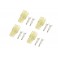 Connector Mini Tamiya Gold Plated - Male (4pcs)