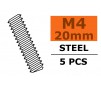 Tie Rod - M4X20 - Steel (5pcs)