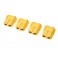 Connector XT-60PB Gold Plated - Male (4pcs)