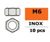 Hexaon Nut - M6 Inox (10pcs)