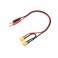 Charge Lead Serial - XT-60 - 14AWG Silicone Wire - 30cm