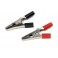 Connector Alligator klemmen - Medium - Rood + Zwart (1paar)