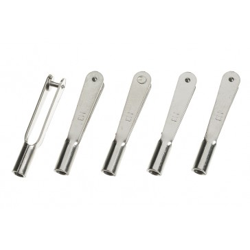 Chappe en acier nickelé - M3 (5pcs)