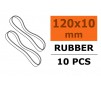 Wing Rubber Bands - 120 X 10mm (10pcs)