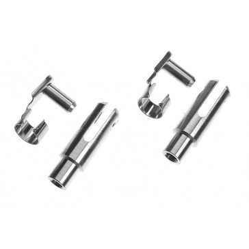 Aluminium Clevis - Heavy Duty w/ Safety Clip - M4 (2pcs)