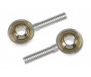 Aluminium Ball Link - Outer thread M4 - Ball for M4 Screws (2pcs)